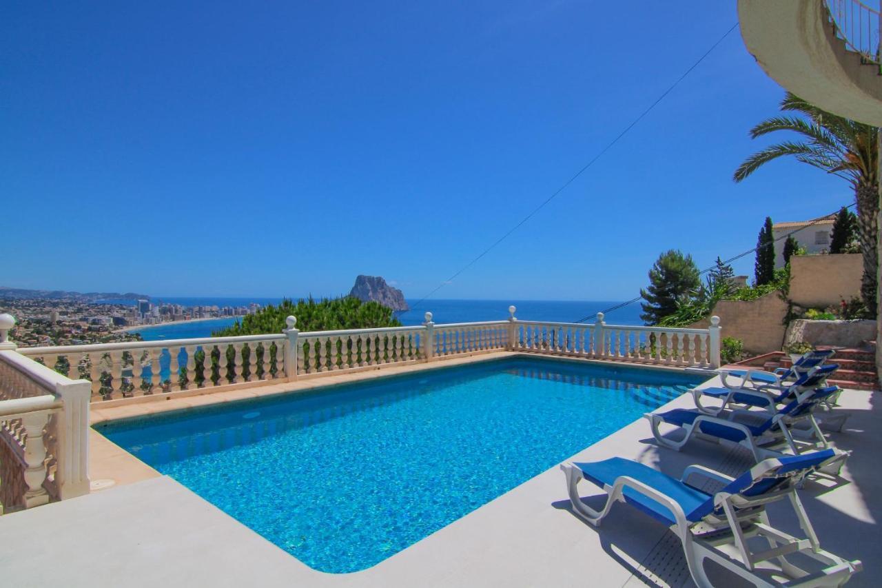 Villa Con Piscina Y Vistas Al Mar - Mar 27 H Calp Dış mekan fotoğraf